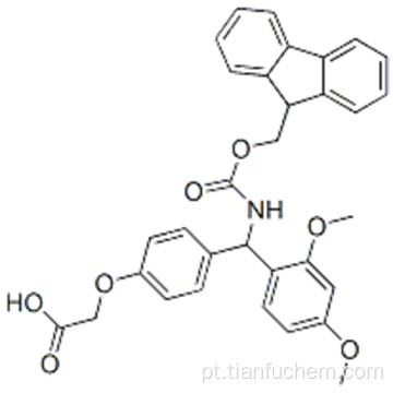 Ácido 4 - [(2,4-dimetoxifenil) (Fmoc-amino) metil] fenoxiacético CAS 145069-56-3